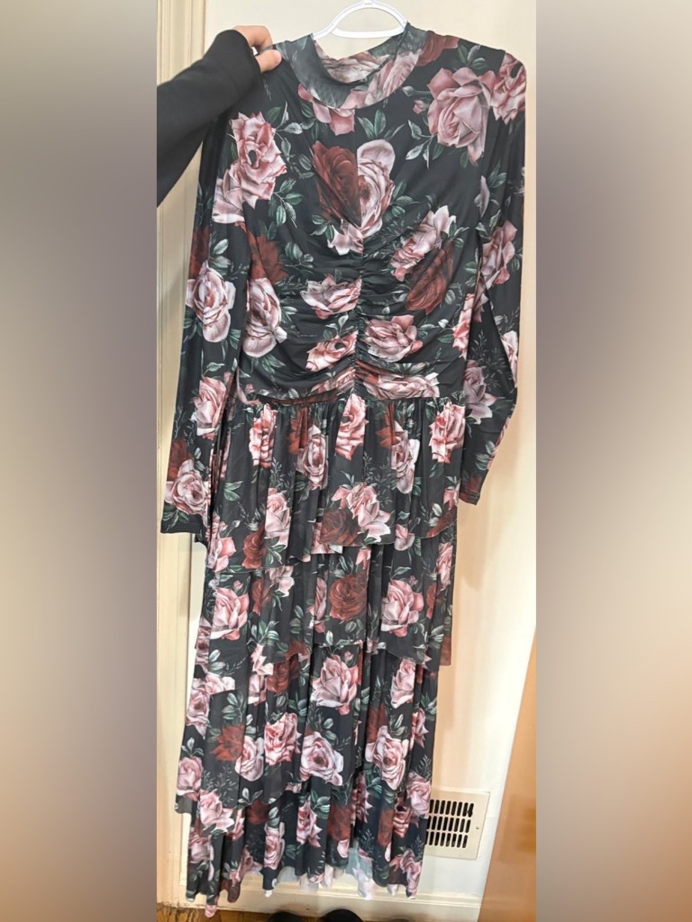 Lunella Floral mesh dress